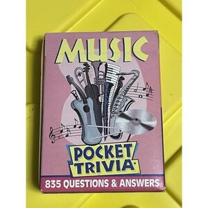 1999 Complete Hoyle Pocket Trivia Card Game - Music -‎ BinA